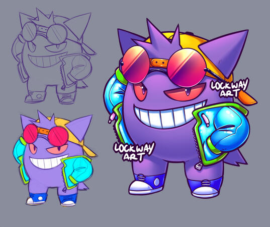 90s Gengar